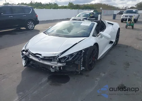 2018 Lamborghini Huracan Lp580-2S z USA, uszkodzony, nr VIN ZHWUR2ZF5JLA10866